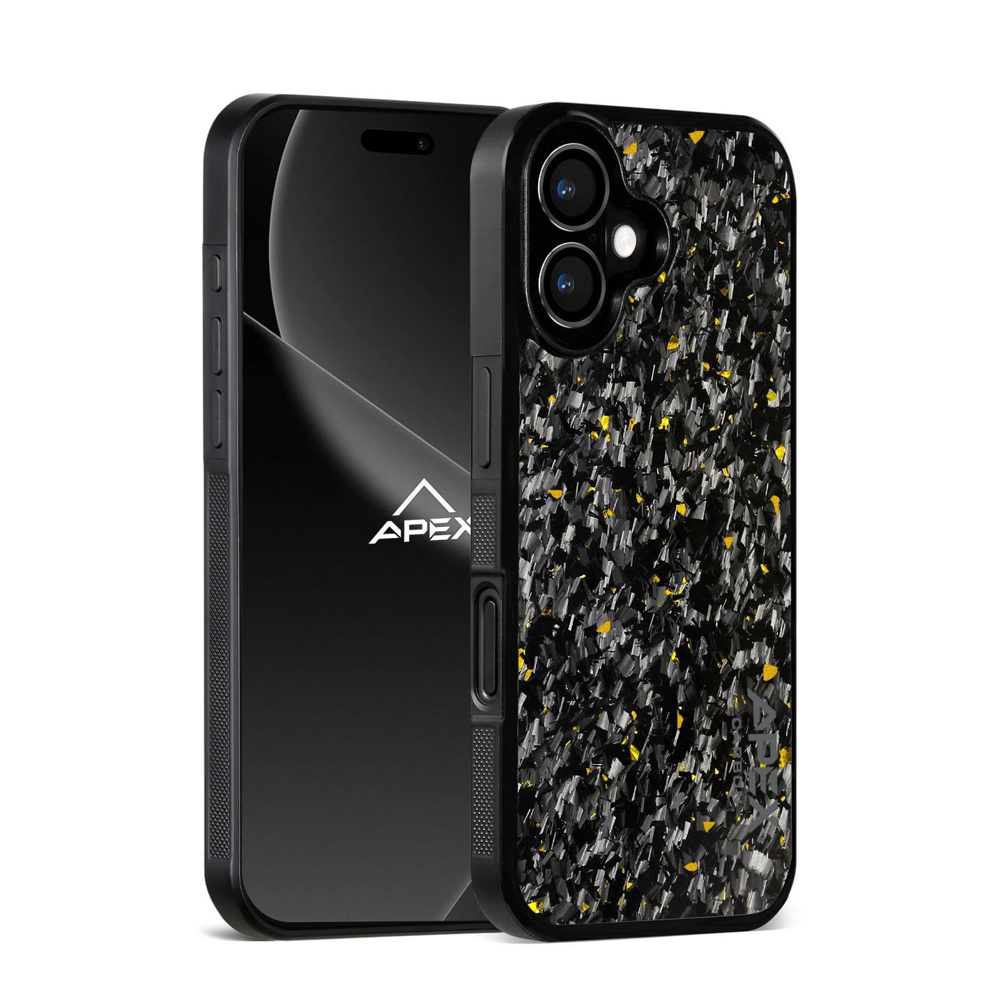 Gold Fragment  | Forged Carbon Fiber | iPhone Case | IMPACT SERIES
