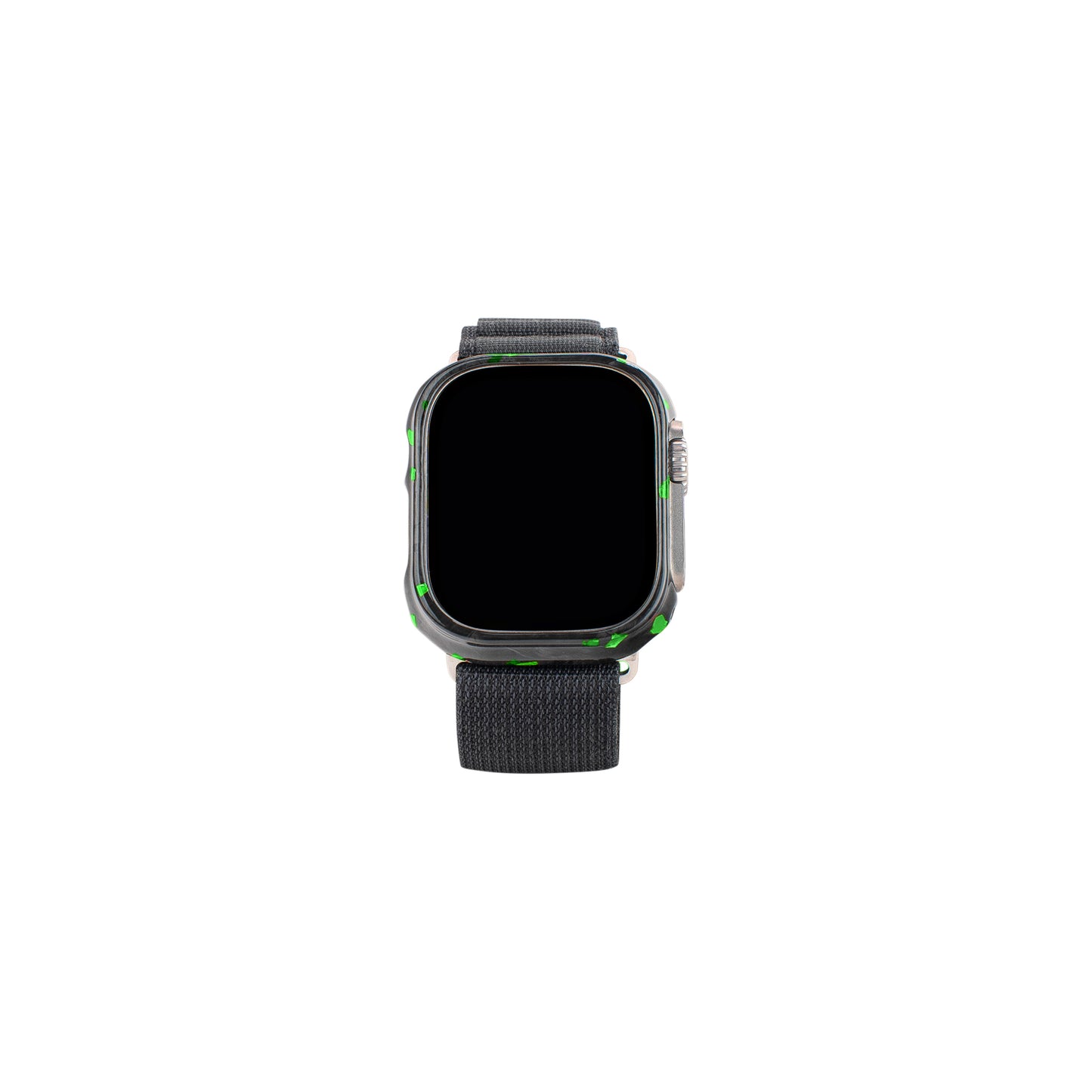 Apple Watch | Green Fragment | Real Forged Carbon Fiber Case