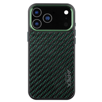 Carbon Fiber Green Lace | iPhone Case | IMPACT SERIES 2.0