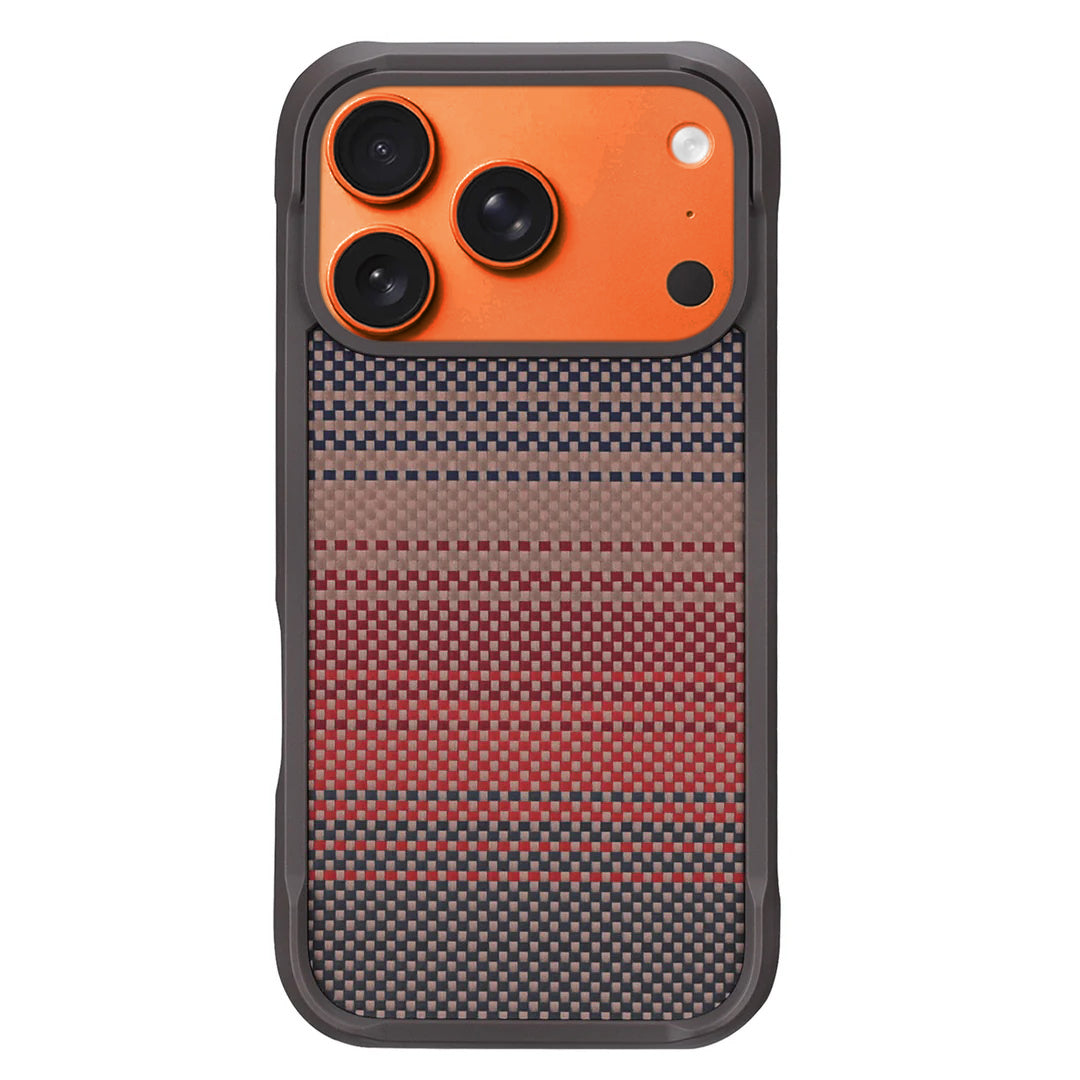 Radiant Orange Aramid Fiber | iPhone Case | Aramid Shock Series