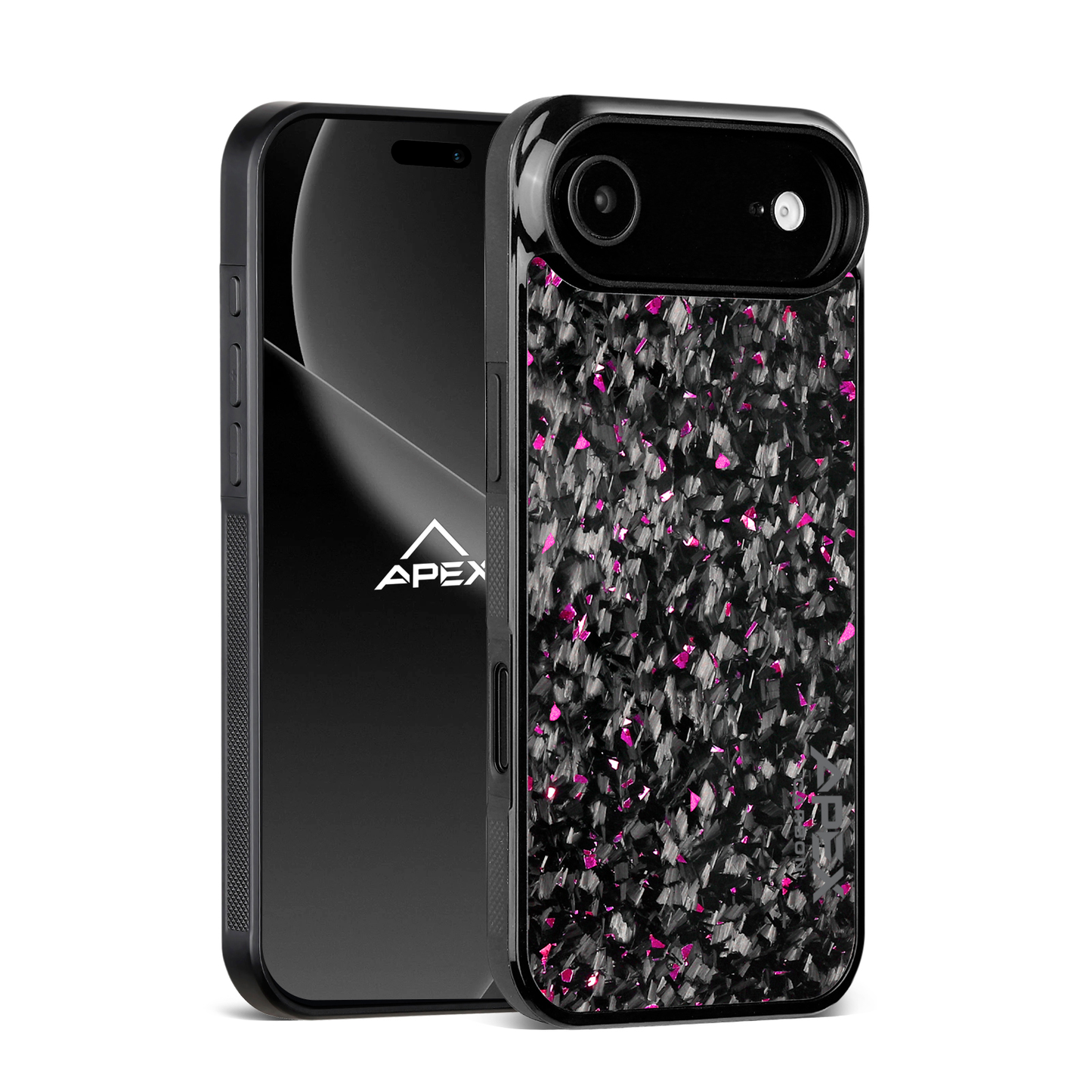 Pink Fragment  | Forged Carbon Fiber | iPhone Case | IMPACT SERIES