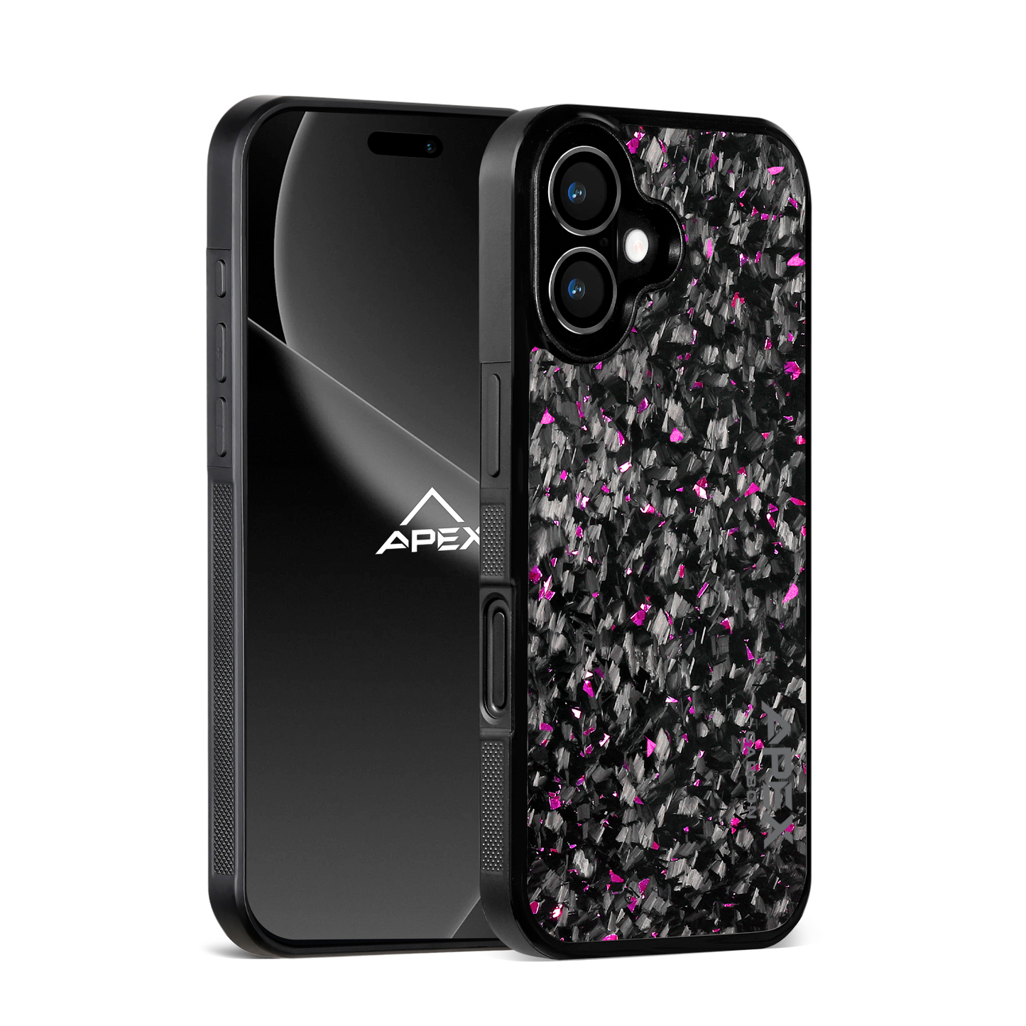 Pink Fragment  | Forged Carbon Fiber | iPhone Case | IMPACT SERIES