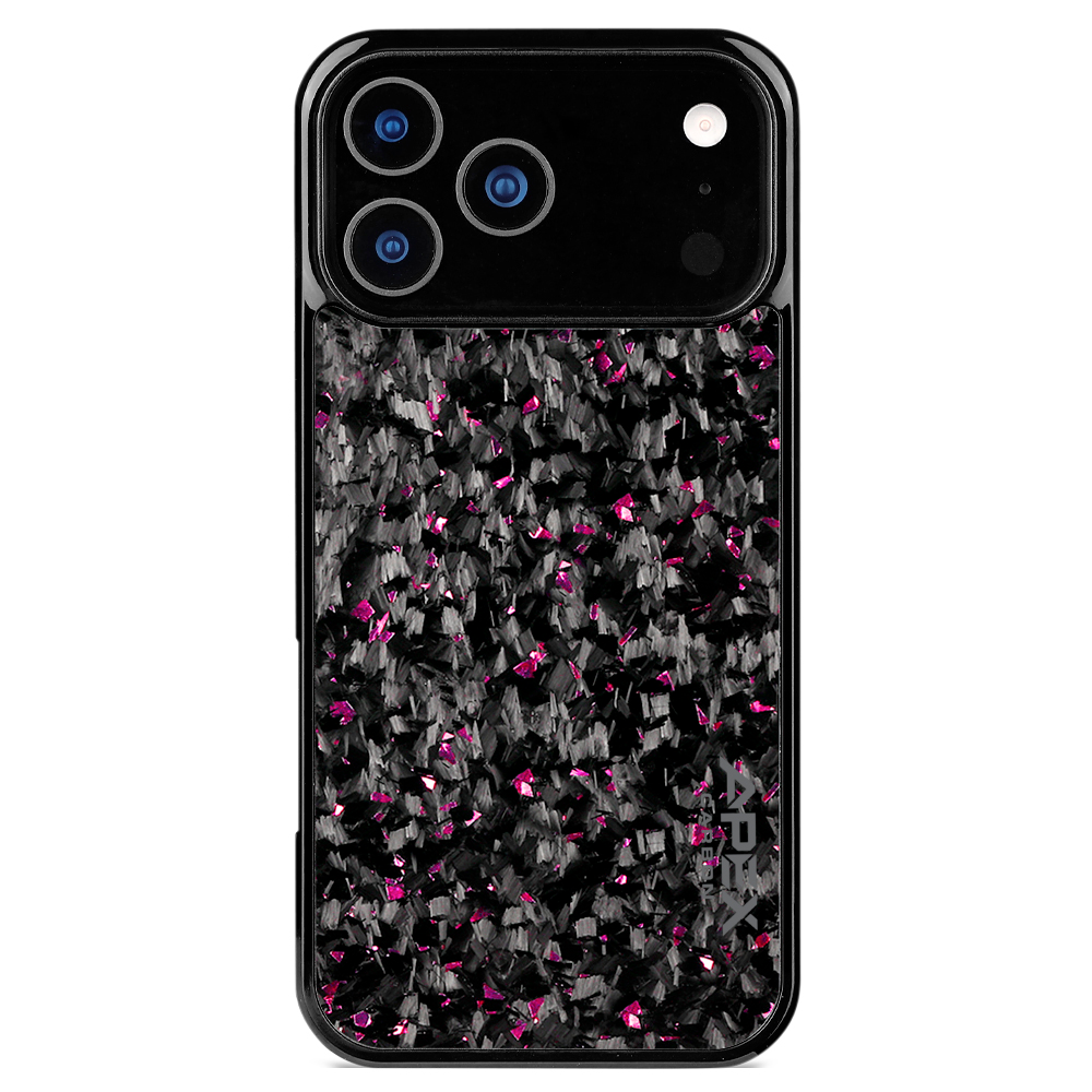 Pink Fragment  | Forged Carbon Fiber | iPhone Case | IMPACT SERIES