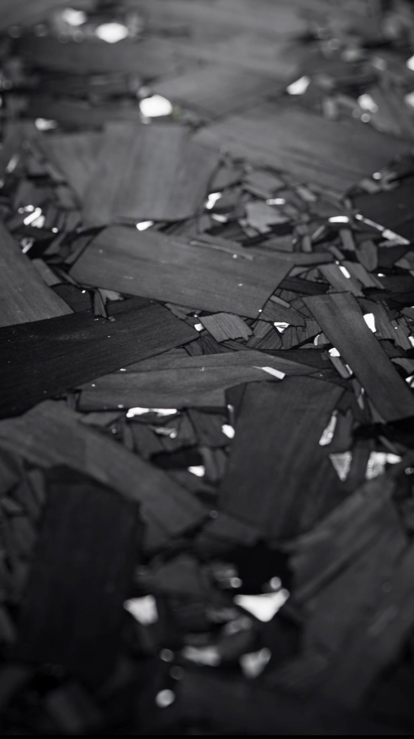 Black X Silver Large Fragment | Forged Carbon Fiber | iPhone Case | HYBRID SERIES