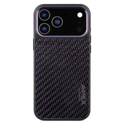 Carbon Fiber Purple Lace | iPhone Case | IMPACT SERIES 2.0