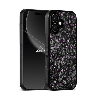Purple Fragment  | Forged Carbon Fiber | iPhone Case | IMPACT SERIES