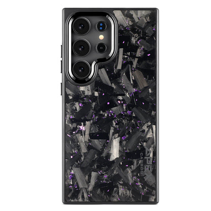 Purple Large Fragment  | Forged Carbon Fiber | Samsung Case | IMPACT SERIES 2.0