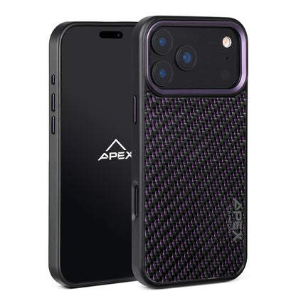 Carbon Fiber Purple Lace | iPhone Case | IMPACT SERIES 2.0