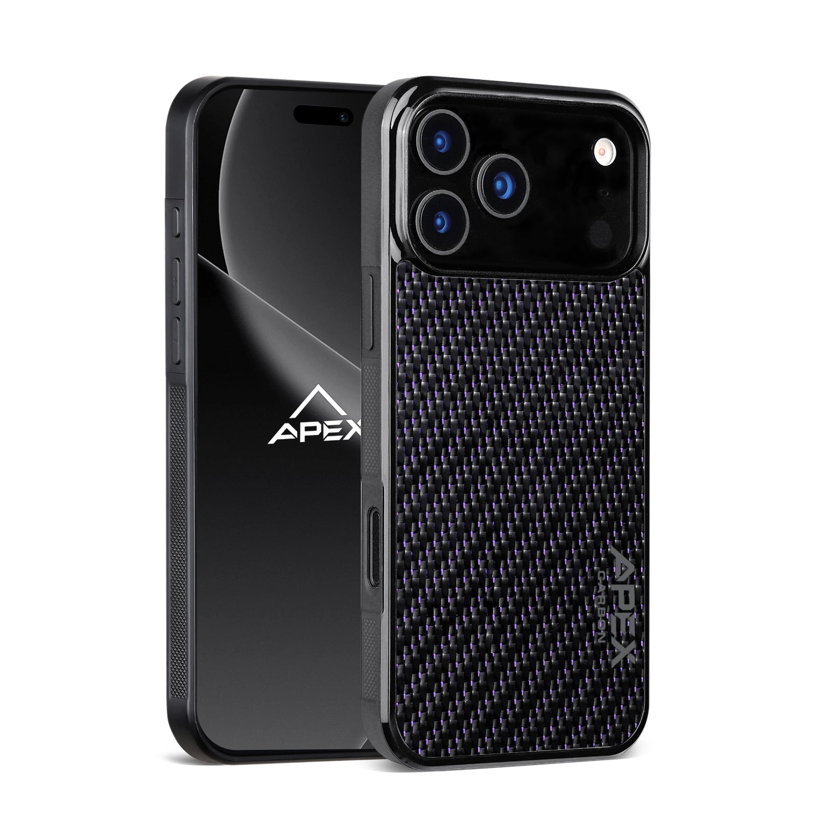 Carbon Fiber Purple Lace | iPhone Case | IMPACT SERIES