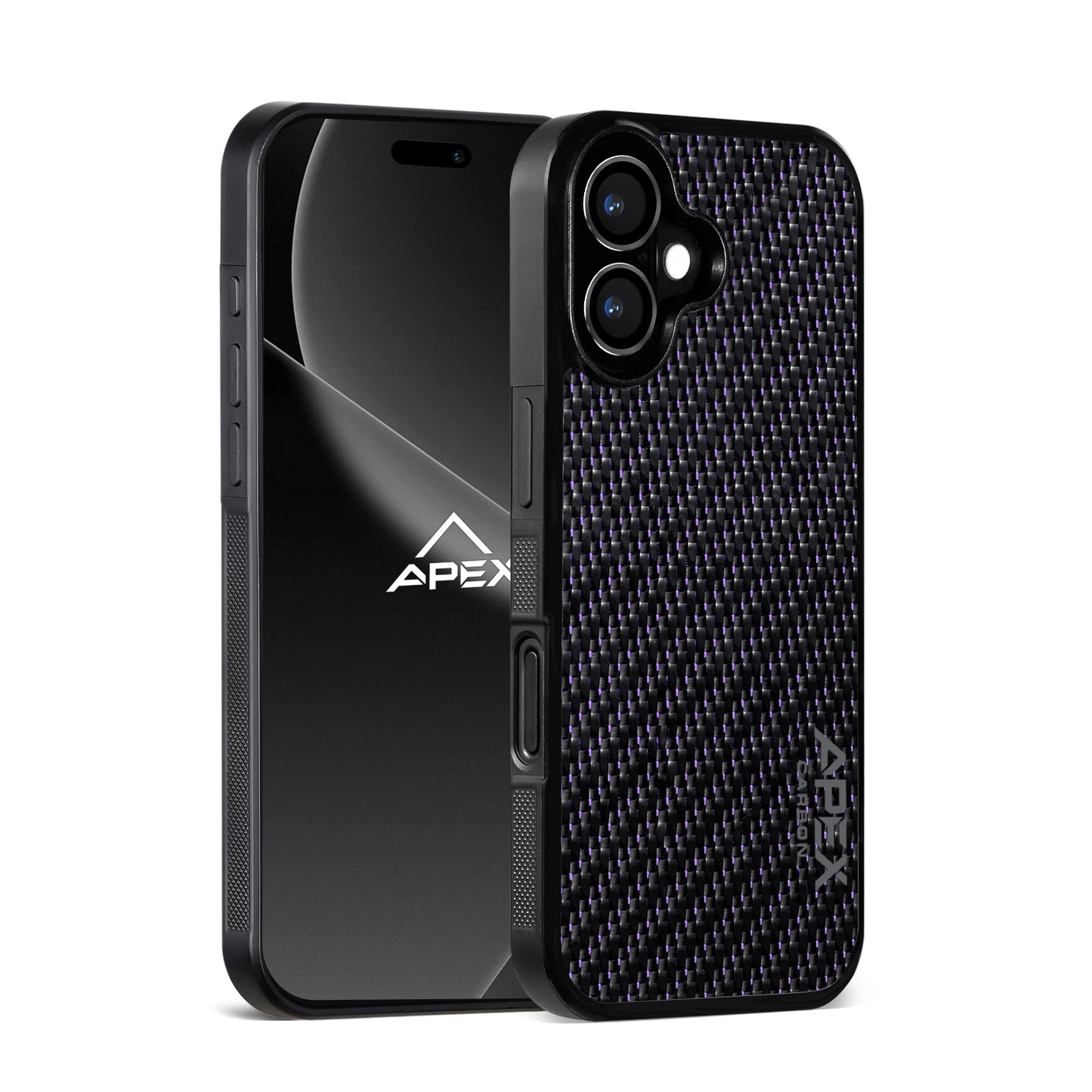 Carbon Fiber Purple Lace | iPhone Case | IMPACT SERIES