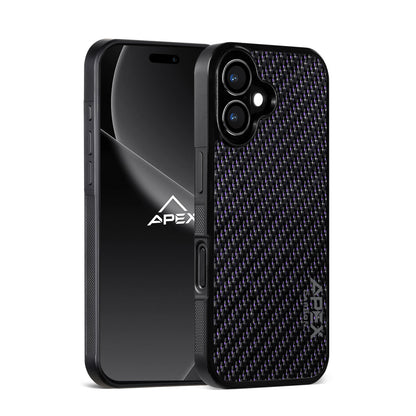 Carbon Fiber Purple Lace | iPhone Case | IMPACT SERIES