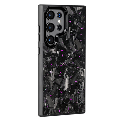Purple Large Fragment  | Forged Carbon Fiber | Samsung Case | IMPACT SERIES 2.0