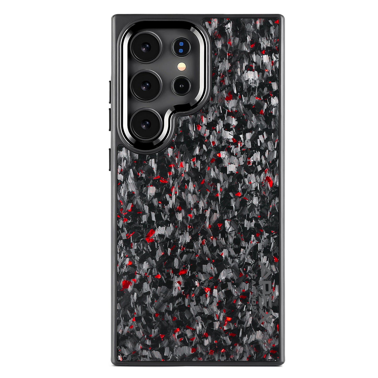 Red Fragment  | Forged Carbon Fiber | Samsung Case | IMPACT SERIES 2.0