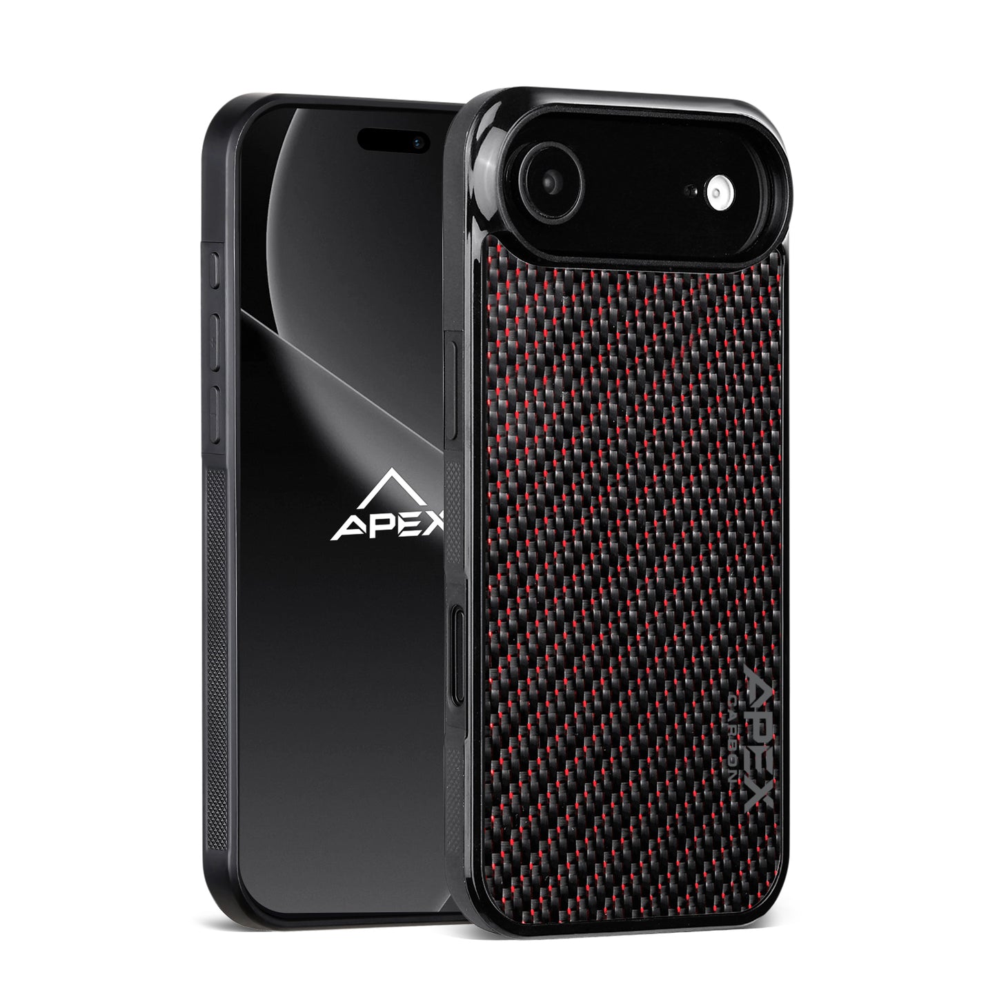 Carbon Fiber Red Lace | iPhone Case | IMPACT SERIES