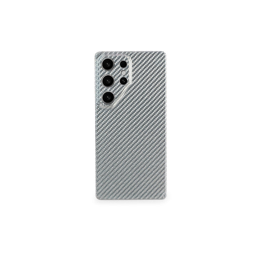 White Normal Carbon | Samsung Case | SQUELETON SERIES