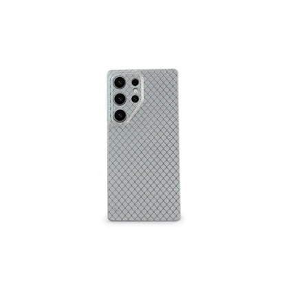 White Hexa Carbon | Samsung Case | SQUELETON SERIES